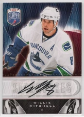 2009-10 Upper Deck Be a Player Signatures Willie Mitchell #S-WM Auto Canucks